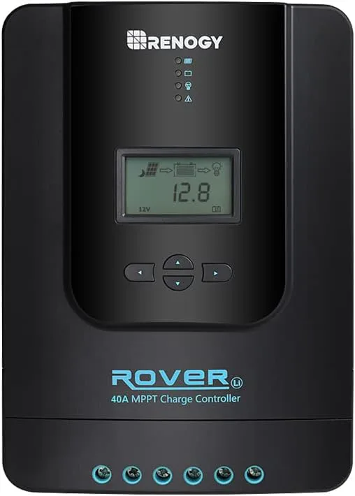 Renogy Rover 40 Amp 12V/24V DC MPPT Solregulator