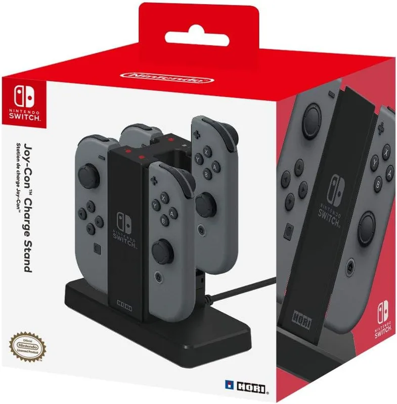 HORI Joy-Con Laddstation för Nintendo Switch, Svart, En Storlek