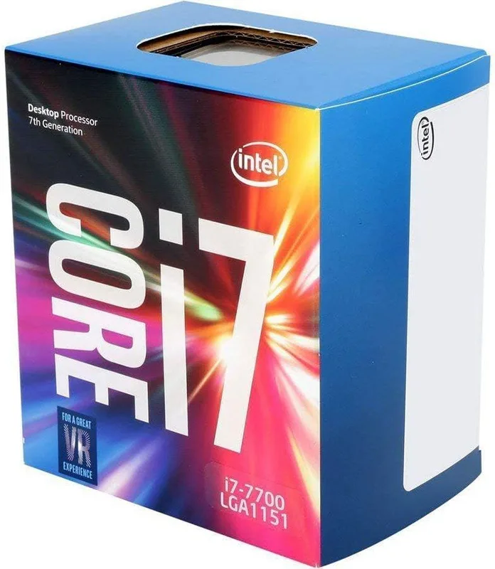 Intel Core i7-7700 3,6 GHz QuadCore 8 MB cache CPU – svart