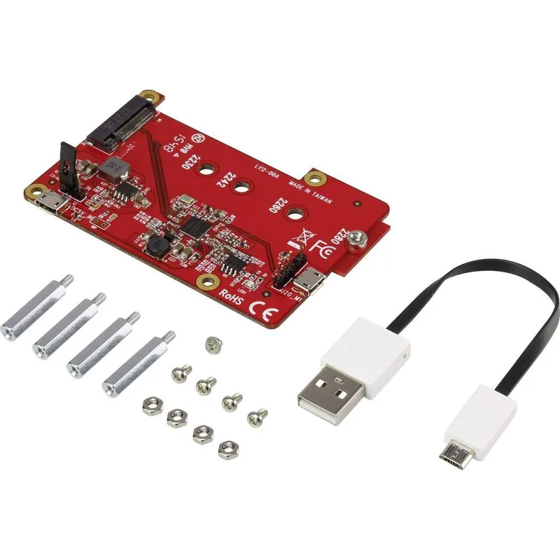 Renkforce M.2 DTE/DCE expansionskort för Raspberry Pi