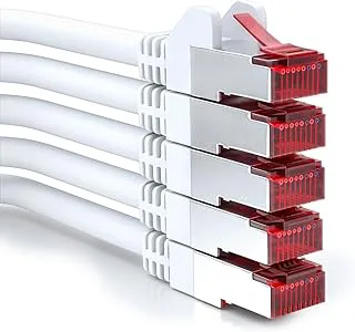 deleyCON 5x 0,5m CAT6 Patchkabel