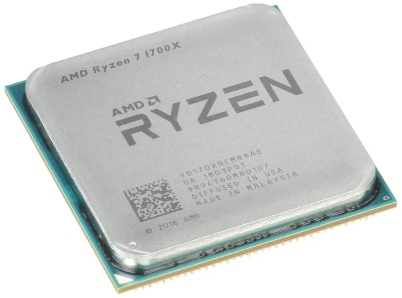 AMD Ryzen 7 1700X-processor, YD170XBCAEWOF