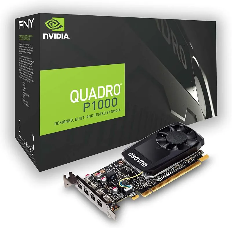 PNY NVIDIA Quadro P400 DVI 3x Mini DP 2 GB GDDR5 PCI Express professionellt grafikkort QUADRO P1000 Nvidia 4 GB DVI Svar