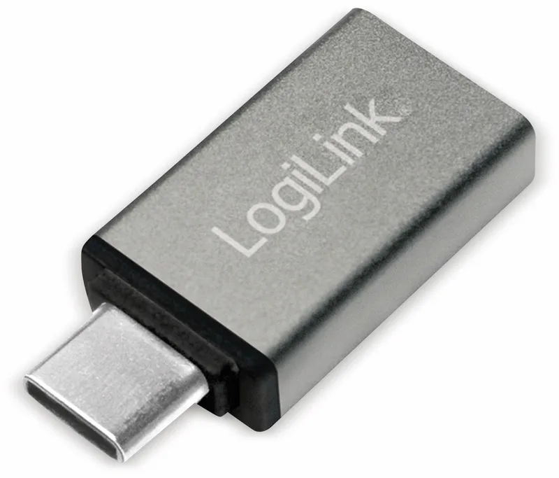 LogiLink AU0042 USB-C till USB-A-adapter, silver