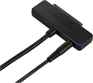 POPPSTAR hårddiskadapter med strömförsörjningsenhet