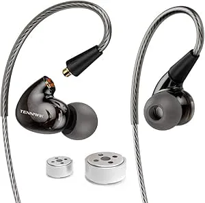 TENNMAK PRO Dual Driver-hörlurar med MMCX-kontakt för
