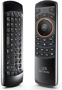 Rii bakgrundsbelyst luftmus 2.4G MX3 Pro multifunktionellt trådlöst mini-tangentbord och infraröd fjärrinlärning för KODI, Google Android Smart TV/box, IPTV, HTPC, mini PC, fönster, MAC OS, Linux OS, PS3, Xbox 360