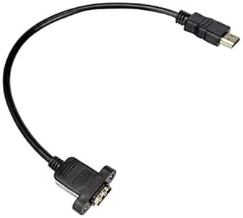 SYSTEM-S HDMI-kontakt till HDMI ingång panel monteringsadapter kabel