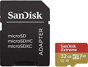 SanDisk Extreme 32 GB microSDhC Memory Card for Action