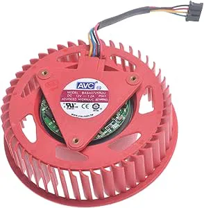 BASA0725R2U 12 V 1,2 A för HD4850 HD4870 HD4890 HD 4980 HD5870 HD5970 grafik kortfläkt