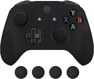 eXtremeRate Soft Anti-Slip Silikon Controller Cover Skins Thumb Grips Caps