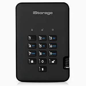 iStorage diskAshur2 HDD 1 TB Svart