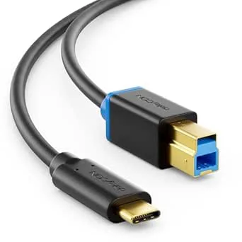 deleyCON 0,5m USB 3.0 Skrivare Scanner‑kabel -