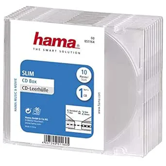 Hama Tomma smala CD-lådor