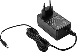 Poppstar laddare AC DC 12V 3A (3000mA, 5,5/2,5mm) strömadapter för externa hårddiskar, dockningsstationer, m.m