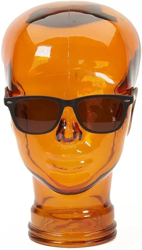 AMP3 Lyxigt glas huvud hörlurar stativ
