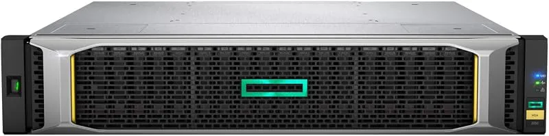 Hewlett Packard Enterprise MSA 2052 SAN Dual Controller SFF skivbox 1,6TB rack (2U) svart, silver