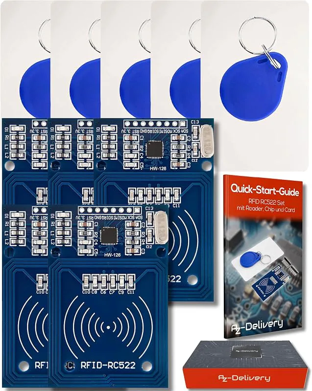 AZDelivery 5 x RFID-Kit RC522