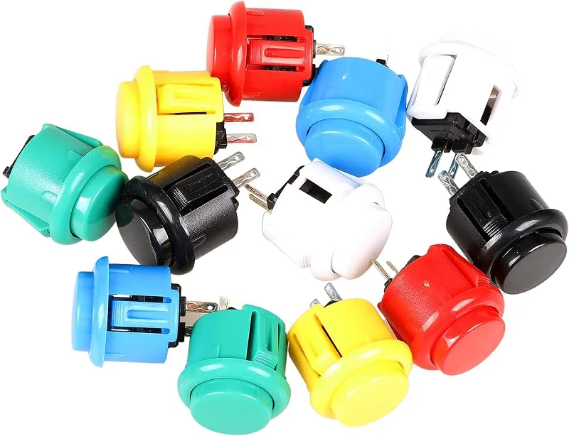 EG STARTS 12 x 24 mm OEM Arcade Button Switch