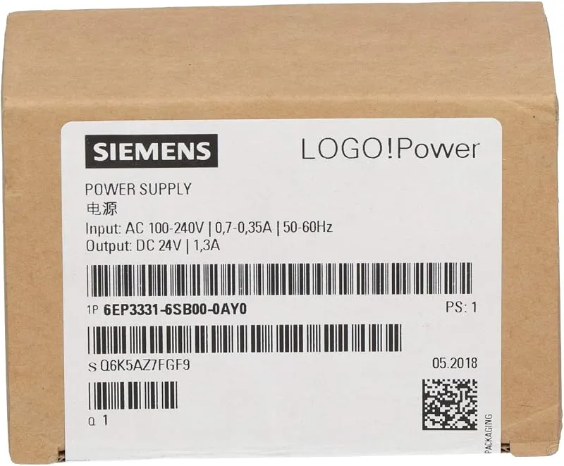 Siemens 6EP3331-6SB00-0AY0 nät- och växelriktaradapter inomhus