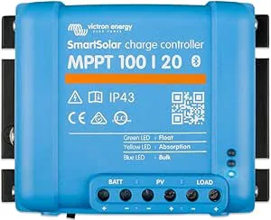 Victron Energy SmartSolar MPPT 100V 20 amp 12/24/48-Volt Solcellsladdare
