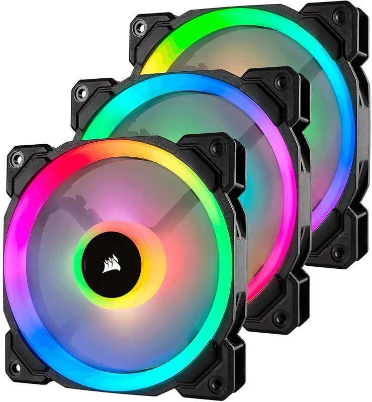 Corsair Ll120 Rgb 120 mm Dubbla Light Loop Pwm RGB-fläktar