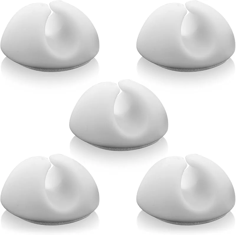 deleyCON 5x Kabelklämmor Kabelhållare Kabelhantering Kabelinfästning Kabelarrangör