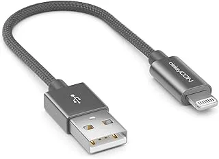 deleyCON 0,15m Lightning 8 Pin Laddningskabel USB-Kabel