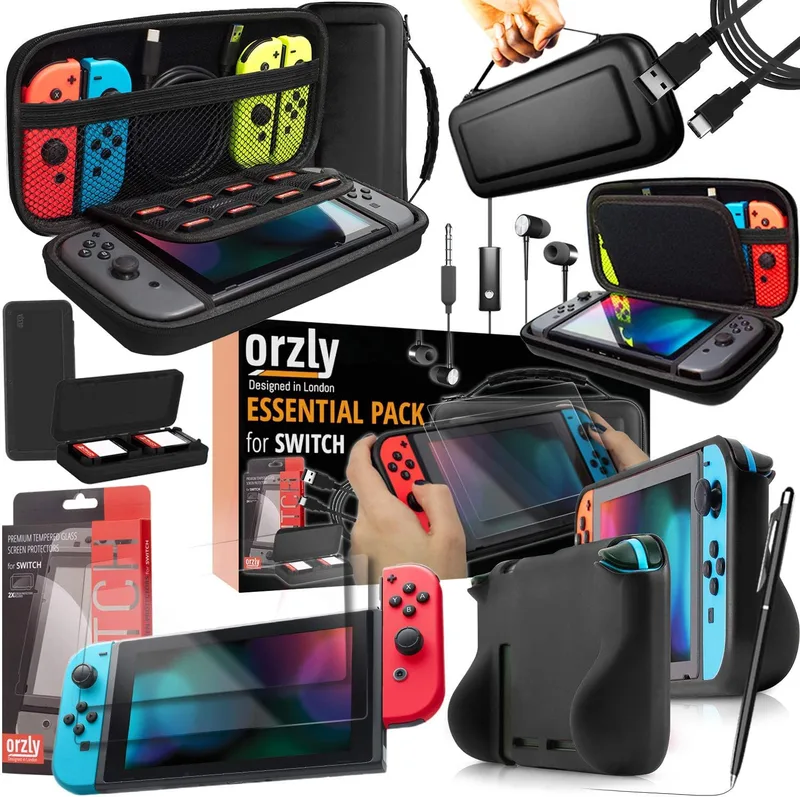 Orzly Ultimate Pack for Nintendo Switch [Package