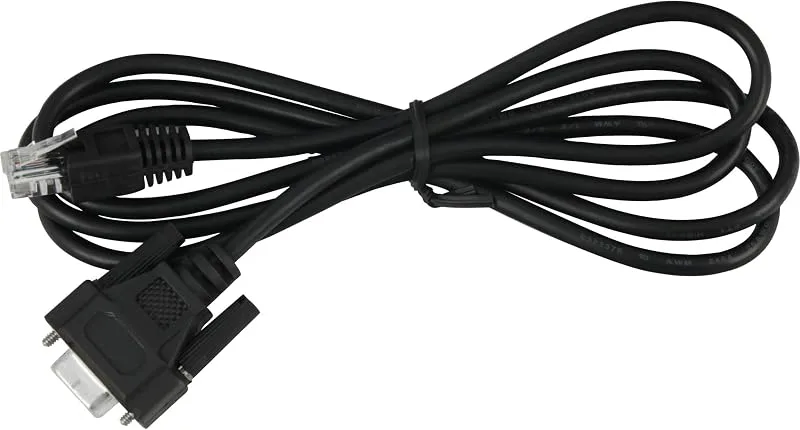 Aruba HPE X2C2 RJ45 till DB9 kabelkonsol svart