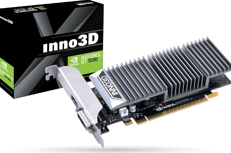 Inno3D N1030-1SDV-E5BL grafikkort GeForce GT 1030 2 GB GDDR5
