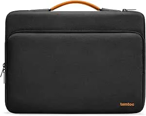 tomtoc 360° fodral för 15-tums ny MacBook Air M3/A3114 M2/A2941 2024-2023, 2024 15" Microsoft Surface Laptop 6/5/4, Dell XPS 15 Plus, vattenavvisande väska för bärbar dator Laptop fodral portfölj