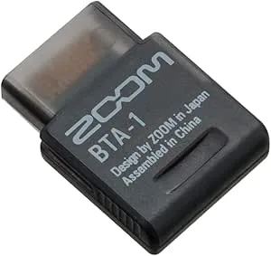 ZOOM BTA-1 Bluetooth-adapter för trådlös fjärrstyrning av inspelningsapparater via iOS-app, passar bland annat H4essential och H6essential Handy Recorder, F3 och F6 fältinspelare