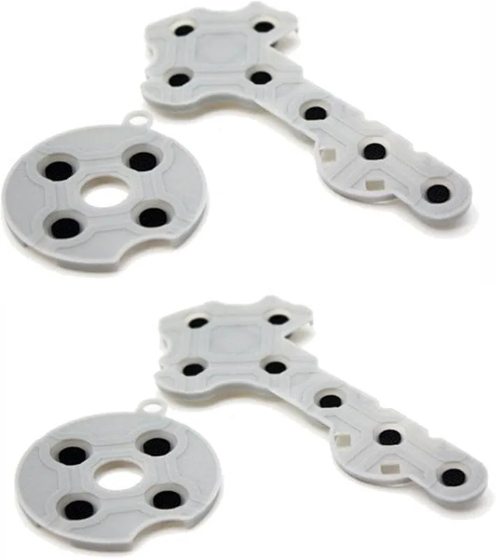 2 set silikon ledande gummikuddar för Xbox 360 kontrollknappar reparera ersättningsdel