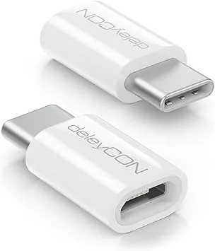 deleyCON 2 Stycken USB-C Adapter