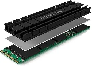 ICY BOX Platt M.2-kylare med 5 mm bygghöjd för M.2 SSD