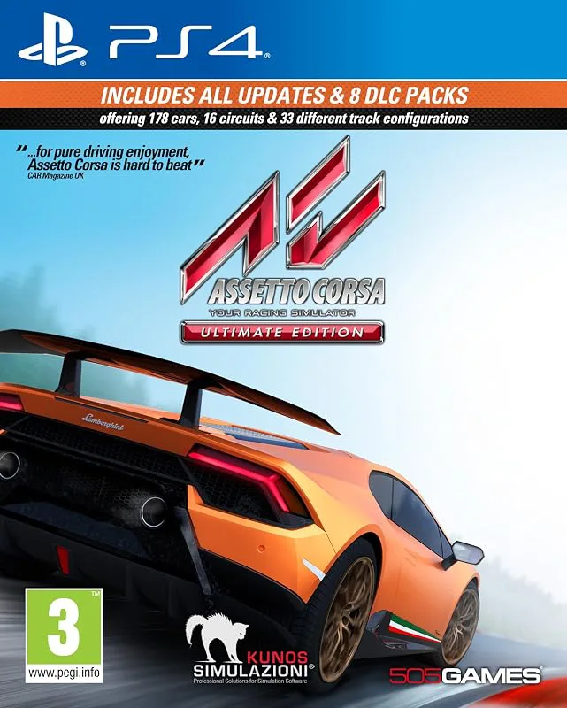 Assetto Corsa Ultimate Edition PS4 Game