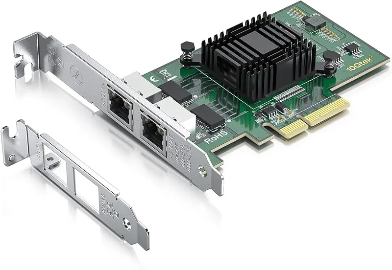 1G 1000Mbps Gigabit Ethernet Converged Network Adapter (NIC) with Intel I350AM2 Controller