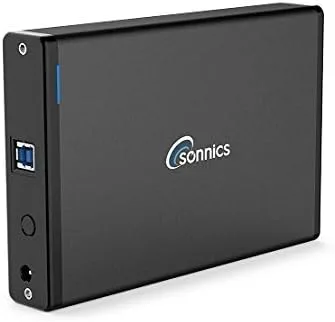 Sonnics 2TB USB 3.0 Externa Desktop Hårddisk för Smart TV