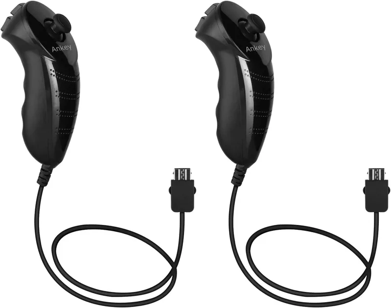 Ankey 2-pack Nunchuck fjärrkontroll ersättning