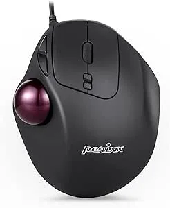 Perixx PERIMICE-517 ergonomisk mus med styrkula