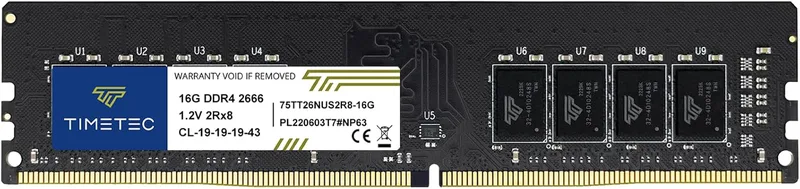 Timetec 16GB DDR4 2666MHz PC4-21300