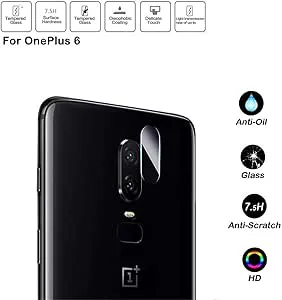 superior ZRL® 7,5 H 2,5D bakre härdat glas kameralins skydd filmskydd för OnePlus 6/OnePlus 6T/OnePlus 7 Pro
