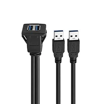 USB 3.0 panel infälld monteringskabel USB 3.0