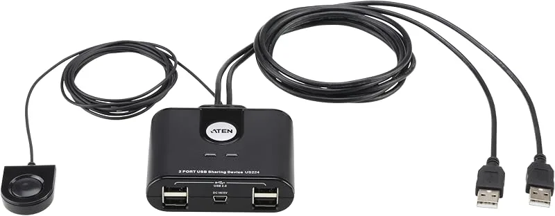 ATEN US224 manuell USB 2.0-switch