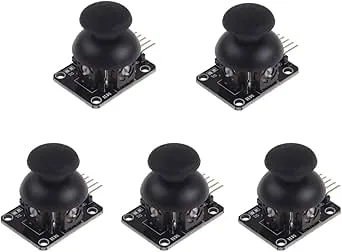 DollaTek 5 st PS2 Joystick Game Controller XY dubbelaxlad Joystick Breakout-modul för Arduino