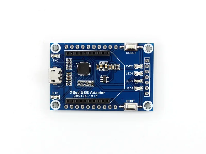 Waveshare XBee USB-adapter, kommunikationskort med XBee-gränssnitt