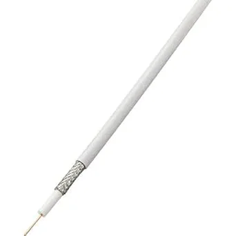 TRU Components 1567172 koaxialkabel yttre diameter: 6,80 mm RG6/U 75â"| 85 dB vit 100 m