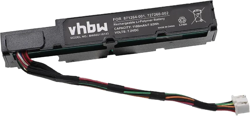 vhbw Li-Ion batteri 1 100 mAh (3,7 V)
