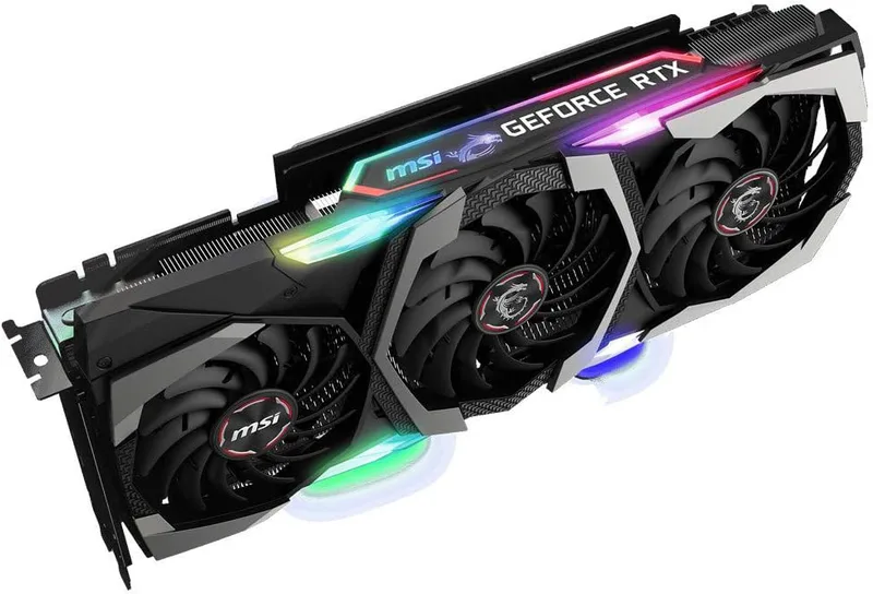 MSI NVIDIA GEFORCE RTX 2080Ti GAMING X TRIO grafikkort '11 GB GDDR6, 1755MHz, RGB Mystic Light, 3x DisplayPort, HDMI, Type-C, trippelfläkt kylsystem